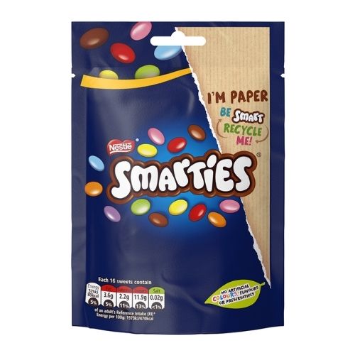 Smarties Chocolates Pouch 105g