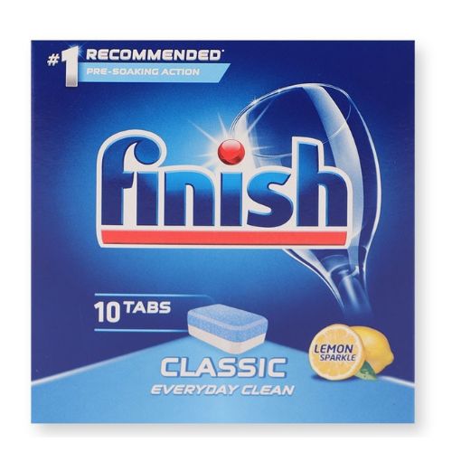 Finish Classic Lemon Sparkle Dishwasher Tablets 10 Pk