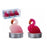 Pink Flamingo Large Candles 3 Pack