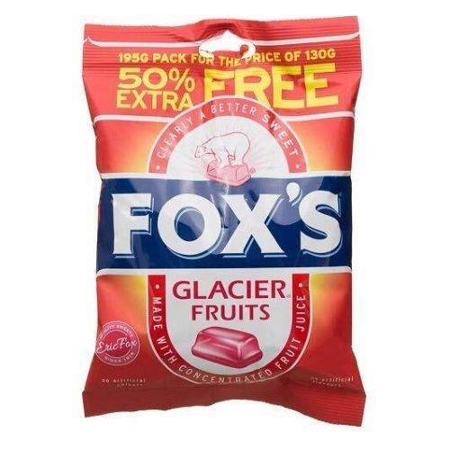 Fox's Glacier Fruits Sweets 130g + 50% Free