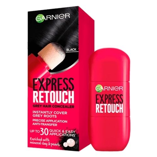 Garnier Express Retouch Hair Root Colour Concealer Black 10ml