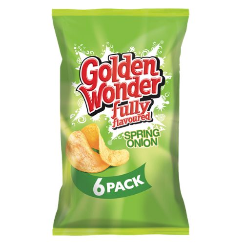 Golden Wonder Crisps Spring Onion 6 Pack