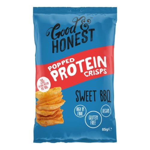 Good & Honest Popped Protein Crisps Sweet BBQ 85g