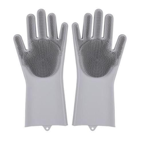 Clean & Shine Scrub Magic Silicone Gloves