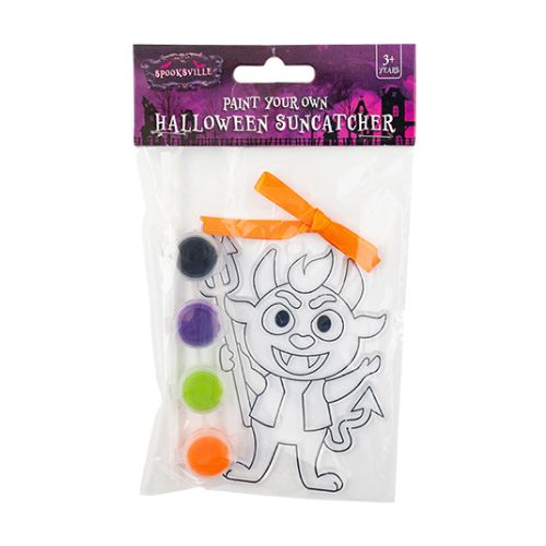 Spooksville Paint Your Own Halloween Suncatcher Devil