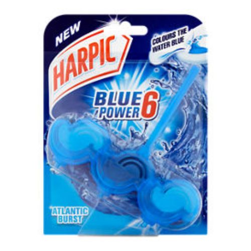 Harpic Active Blue Water Atlantic Burst 6 Powers Toilet Block