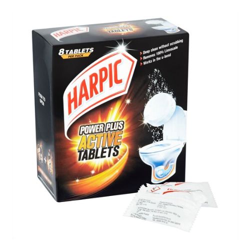 Harpic Power Plus Active Toilet Cleaning Tablets 8 Pack