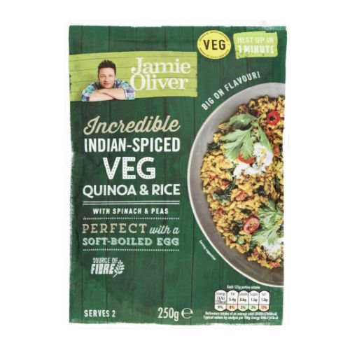Jamie Oliver Incredible Indian-Spiced Veg Quinoa & Rice 250g