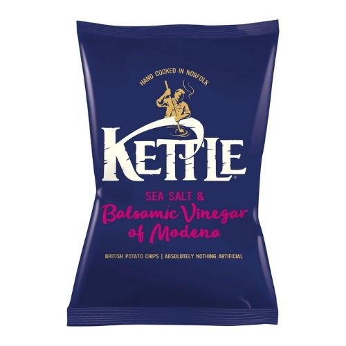 Kettle Chips Sea Salt & Balsamic Vinegar of Modena Crisps 130g