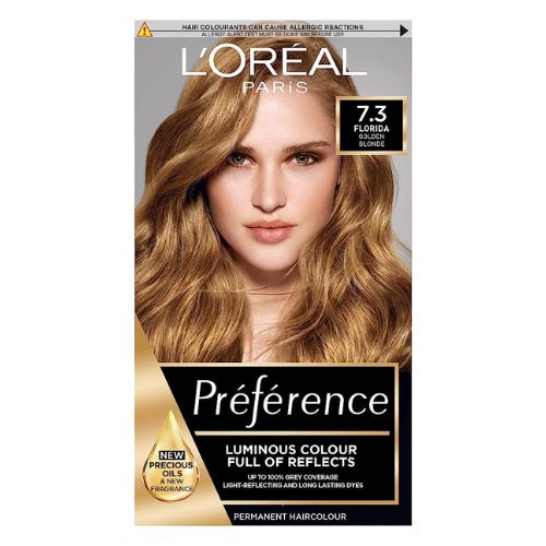 L'Oreal Paris Preference Infinia Booster Hair Dye 7.3 Gold Blonde