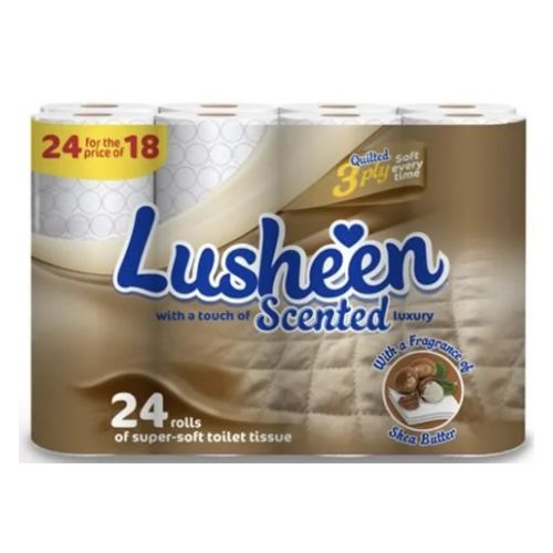 Lusheen Shea Butter Fragrance Toilet Roll 24 Rolls