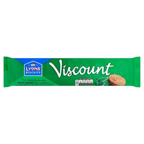 Lyons Biscuits Viscount Mint Cream 7 Pk 98g