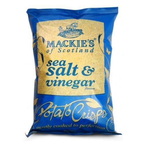 Mackies of Scotland Salt & Vinegar Potato Crisps 120g