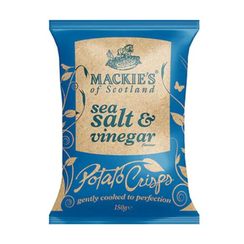 Mackies Sea Salt & Vinegar Potato Crisps 150g