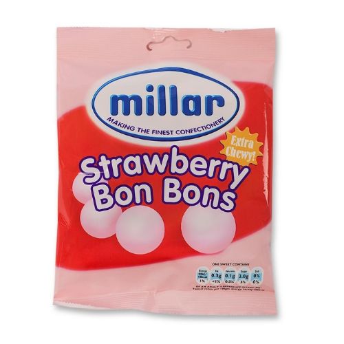 Millar Strawberry Bon Bons 150g