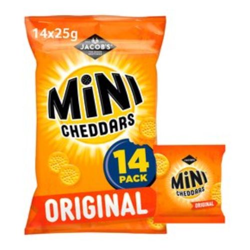 Mini Cheddars Original 14 Pack 322g