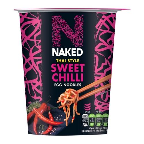 Naked Thai Sweet Chilli Egg Instant Noodles Pot 78g