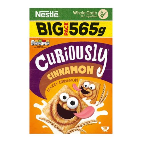 Nestle Curiously Cinnamon Cereal Big Pack 565g