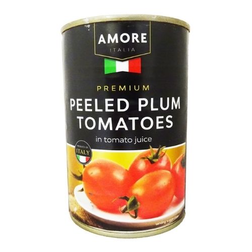 Amore Peeled Plum Premium Tomatoes Can 400g x 2 for £1