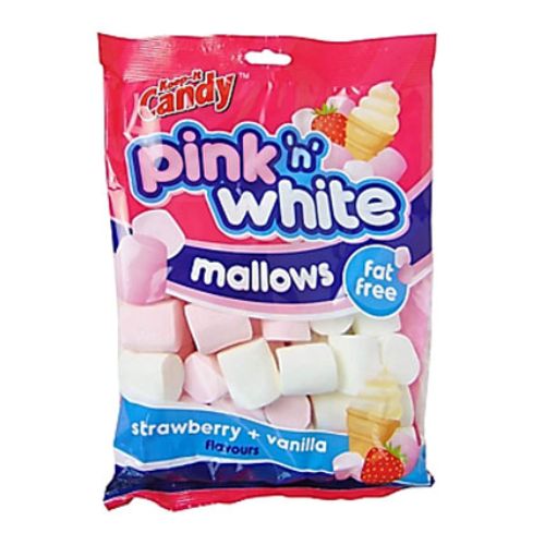 Keep It Candy Pink & White Marshmallows 250g