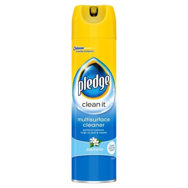 Pledge Clean & Dust Jasmine Multi-Surface Polish 250ml