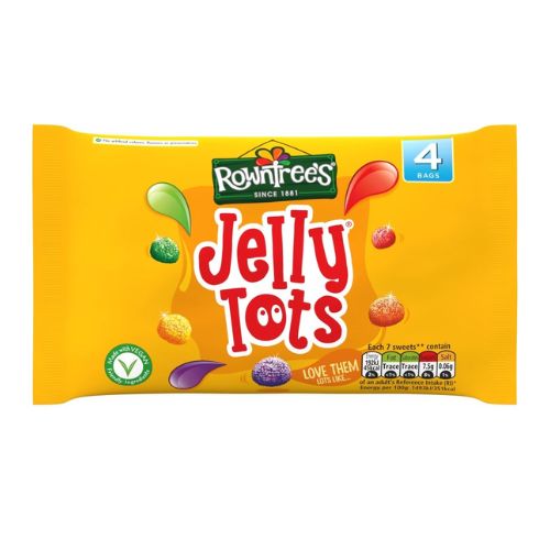 Rowntree's Jelly Tots 4 Bags 112g