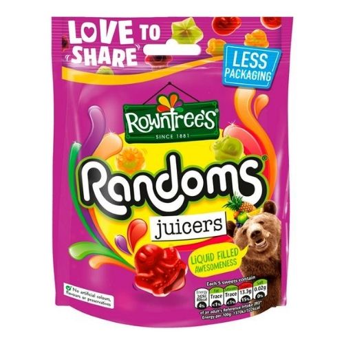 Rowntree's Randoms Juicers Sweets 140g