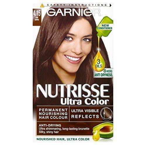 Garnier Nutrisse Creme Iced Coffee Brown 4.15 Permanent Hair Dye