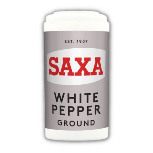 Saxa Ground White Pepper 25g