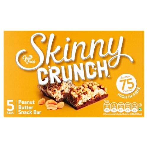 Skinny Crunch Bars Peanut Butter 5pk 20g