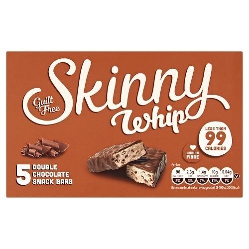 Skinny Whip Bars Double Chocolate 5pk 25g