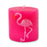 Tropical Flamingo Small Pillar Candle