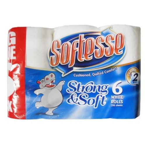 Softesse 2 Ply Toilet Tissue 6 Pack