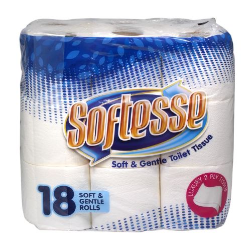 Softesse Toilet Roll Tissue 2 Ply 18 Pack