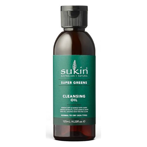 Sukin Super Greens Detoxifying Cleansing Oil 125ml