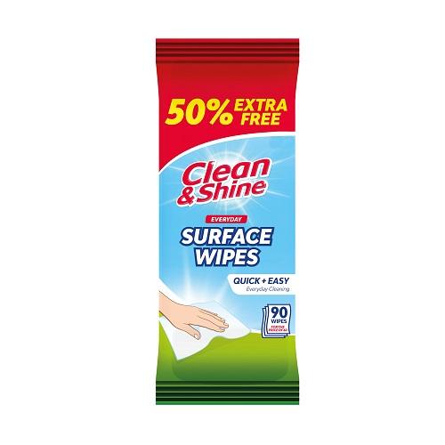 Clean & Shine Everyday Surface Wipes 90 Wipes