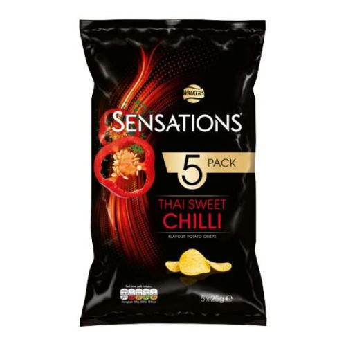 Walkers Sensations Thai Sweet Chilli Crisps 5 Pack