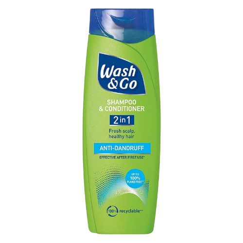 Wash & Go 2 in 1 Shampoo & Conditioner Anti-Dandruff 400ml