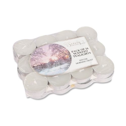 Scented Christmas Tealight Candles Assorted Scents 24 Pk