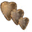 Wooden Rustic Heart Planter Assorted Sizes