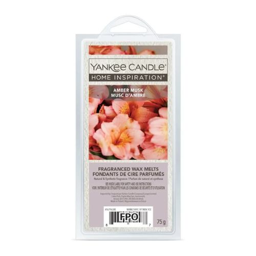 Yankee Candle Amber Musk Wax Melts 6 Pk 75g