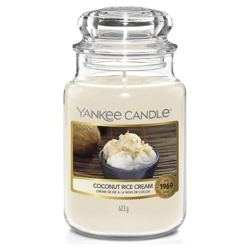 Yankee Candle Classic Large Jar Coconut Rice Cream 623g