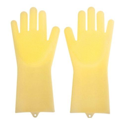 Clean & Shine Scrub Magic Silicone Gloves