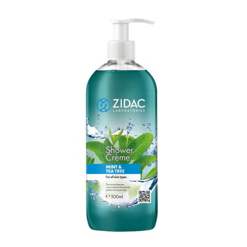 Zidac Mint & Tea Tree Shower Creme 500ml