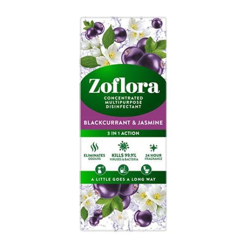 Zoflora Blackcurrent & Jasmine Multipurpose Concentrated Disinfectant 500ml