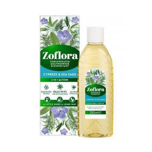 Zoflora Cypress & Sea Sage Multipurpose Concentrated Disinfectant 250ml