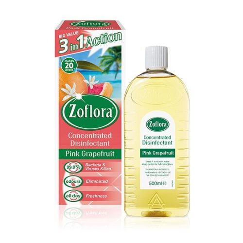 Zoflora Pink Grapefruit Multipurpose Concentrated Disinfectant 500ml