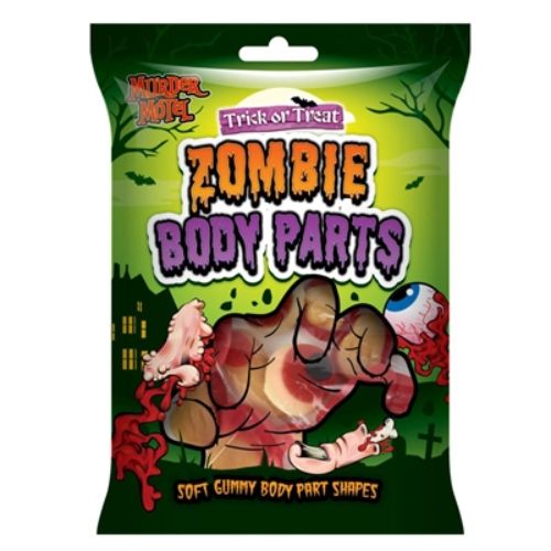 Halloween Zombie Body Parts Soft Gummy Sweets 100g